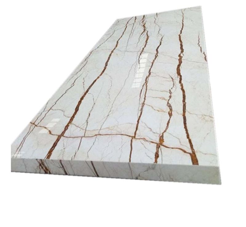 Natural Beige Stone Sofitel Gold Marble Slab for Floors and Wall Tiles