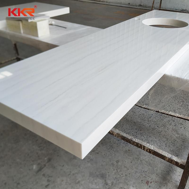 Custom Polished Solid Surface / Carrara/Marble/Quartz Stone Bathroom Vanity Top