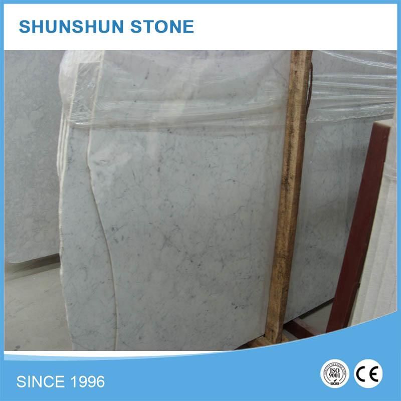 White Bianco Carrara Marble Slabs (high quality, good selling)
