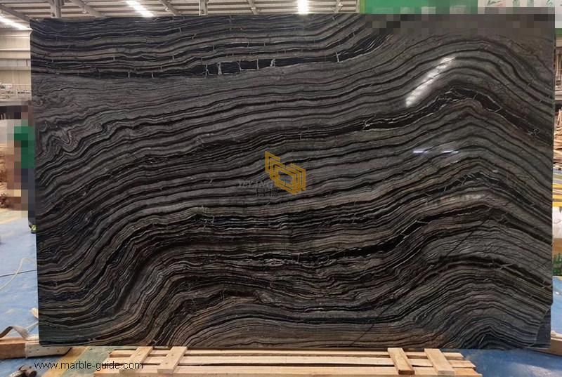 Wholesale Price Black/Grey Forest Marble for Table Top/Bathroom Wall/Vanity Top/Wash Basin