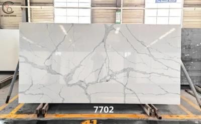 Kitchen Table Top Material White Calacatta Design Quartz Countertop