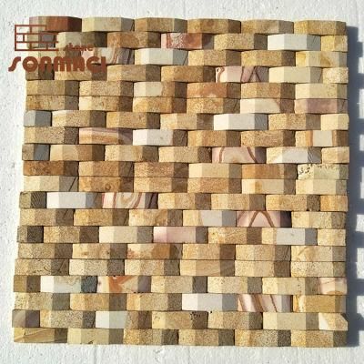 Construction Material Natural Slate Interlocking Stone Veneer