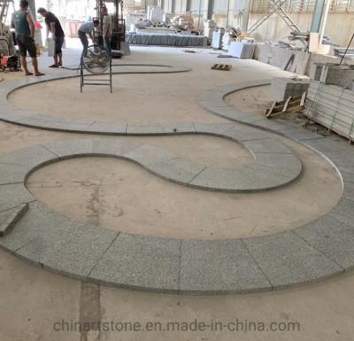 G654 Granite Tile for Commercial Square Walking Floor Rest Table