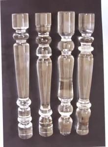 Clear Pillar for Railing Decoration