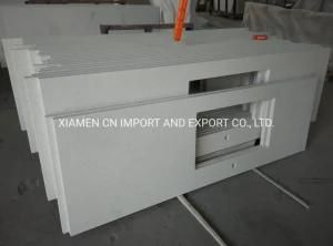 White/Black/Red/Yellow/Beige/Grey/Gray Quartz Countertop/Solid Surface Vanity Cabinet/Vanity Top/Kitchen Top