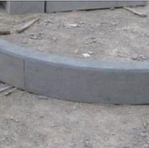 Construction Stone, Grey Granite, Grey Kerstone, Limestone Light Gray Celestine Thickplate Kerbstone for Export