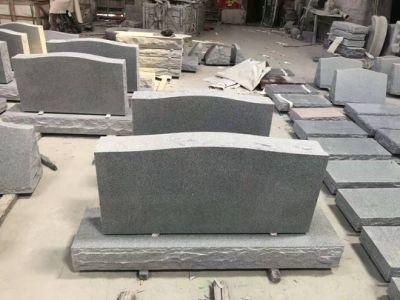 Grey Granite Light Color Tombstone Slabs Tiles Monument