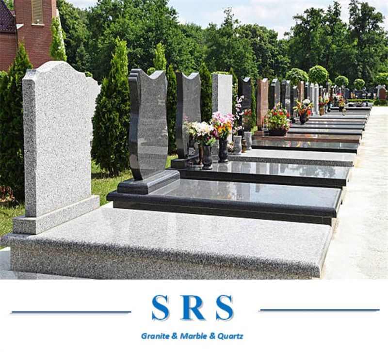 Popular European Granite Monument Russian Style G664, G654 and Black Granite Tombstone