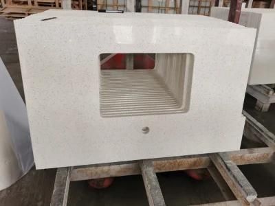 Quartz Stone Vanity Top for Kitchen and Bathroom Countertop