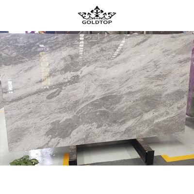 Hot Sale Polished Elba Gray Marble Slabs for Wall, Flooring Tiles, Countertops