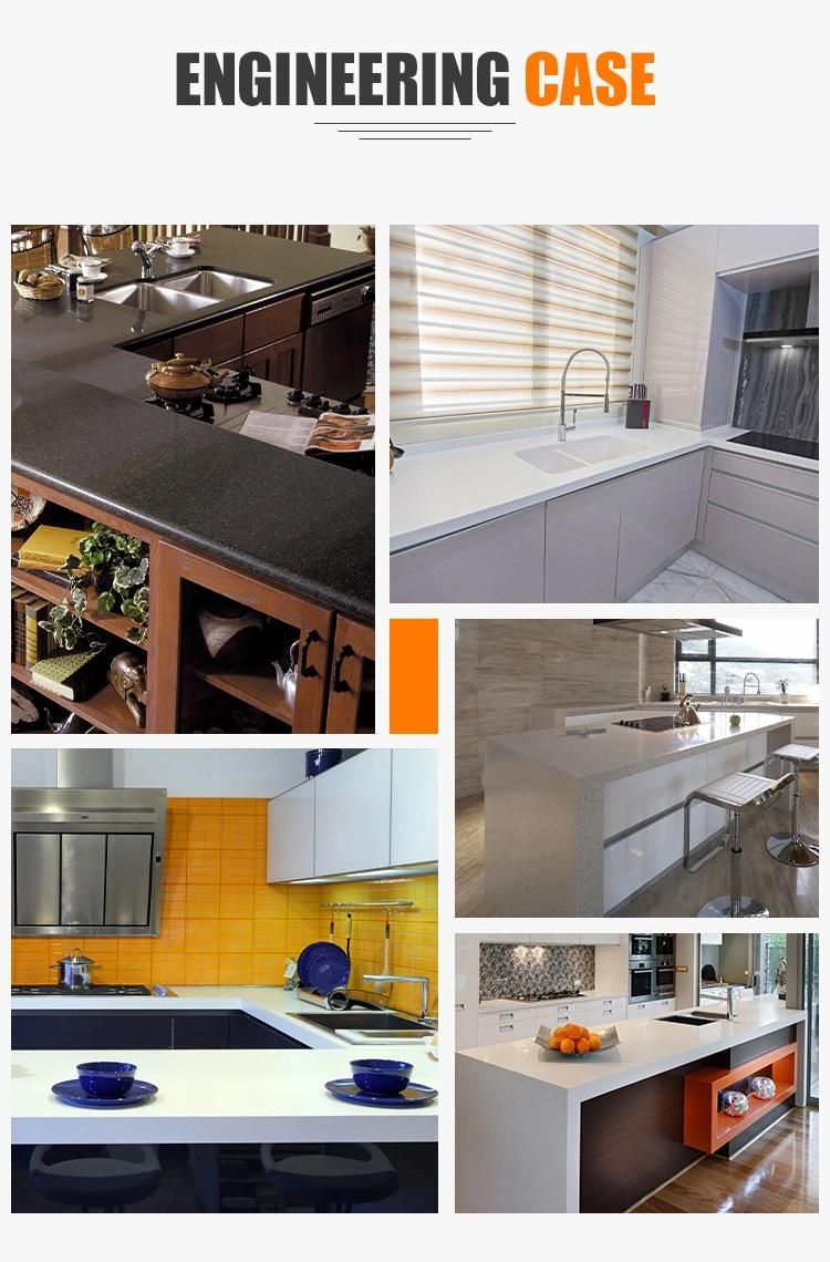 Artificial Marble Stone Kitchen Quartz Countertops