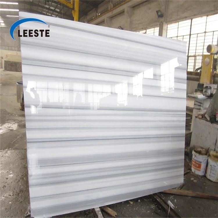 Marmaras White Marble Natural White Marble with Straight Grey Veins