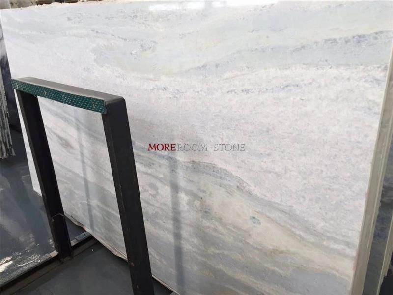 Polished Brazil Royal Crystal Sky Blue Marble