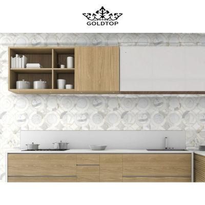 Natural Stone Polished Indoor Decoration Calacatta Gold Slab Marble Tabletop