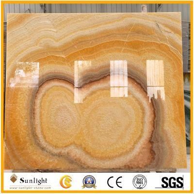 Transparent Orange Onyx Stone Slabsfor Wall Cladding Onyx