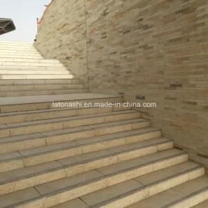 China Bush Hammered Sunset Gold, G682, Yellow Rust Granite Step for Pedestrian