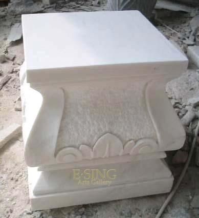 Natural White Marble Wholesale Factory Price of Marble Base