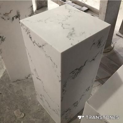 Transtones Solid Surface Polished Fake Stone Sheet for Alabaster Light Box