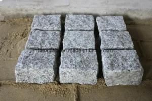 Grey Granite Exterior Driveway Paving Stone Cube Stone Landscape Garden Square Project