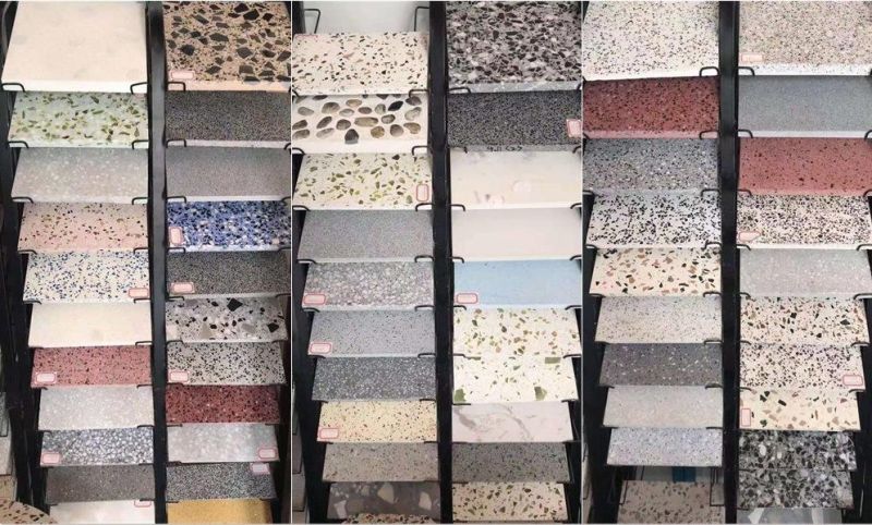 Cement Environmental Protection Decoration Material Terrazzo Artificial Stone Slabs for Countertop /Floor/Wall/Benchtop/Island