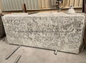 White Galaxy Prefab Granite Kitchen Tops