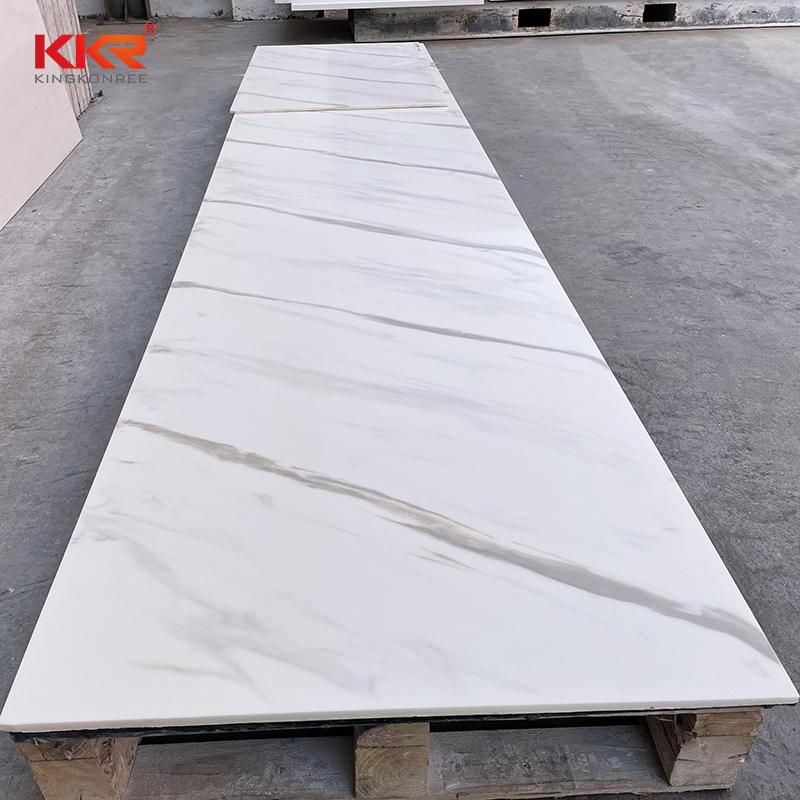 Kkr Small Chips Modified Acrylic Solid Surface Resin Wall Panel