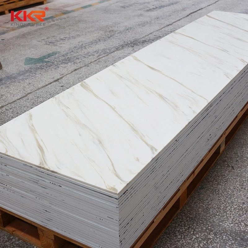 Artificial Marble 30mm Textured Pattern Corian Solid Surface Sheet Price