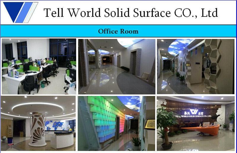 Tw Artificial Stone Small Home Bar Counter with LED Light