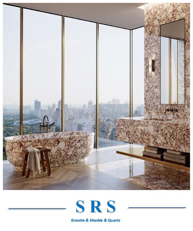 Calacatta Viola Marble Slab for Flooring Tiles/Countertop