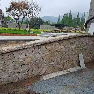 Natural Stone Products G682 Flamed Polished Bush-Hammered Rust Yellow Stone Granite