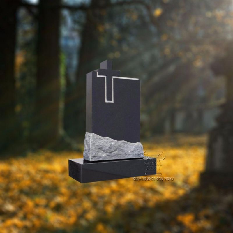 China Black Granite Tombstone