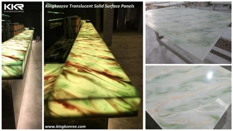 Interior Decoration Shower Wall Panel Marble Stone Acrylic Solid Surface Stone