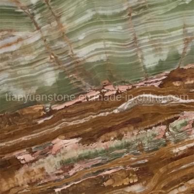 Quality Dark Green Onyx Wholesale Slab