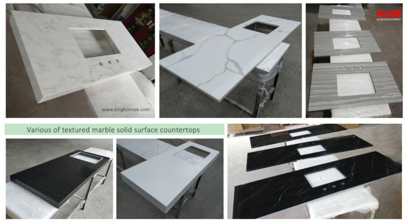 Bathroom Vanity Tops with Sink Artificial Stone Sink Vanity Top
