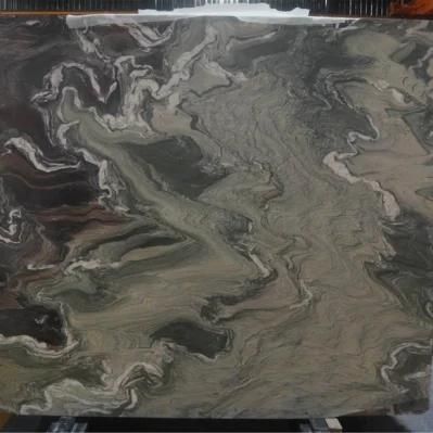 Natural Stone Landscape Green Marble for Home/Kitchen Decoration