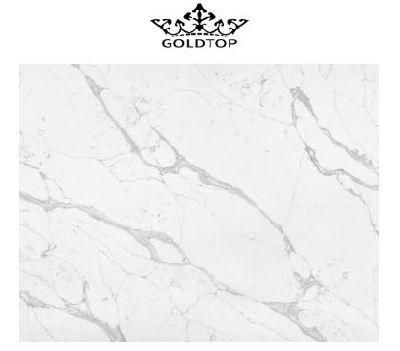 Literature and Art Delicate Crema Calacatta White Artificial Quartz for Kitchen Countertop