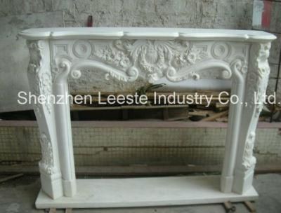 China New Classical Particularly White Marble Fireplace