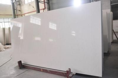 Cararra Solid Surfaces Engineered Quartz Stone Slab with NSF SGS Certification for Countertop