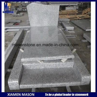 G603 Granite France Traditional Simple Tombstone