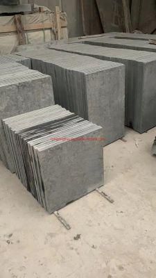 Cheap Price Flamed Blue Limestone Foor Tiles for Garden/Backyard /Outdoor/Swimming Pool