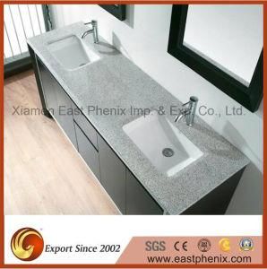 Light Grey Polished Quartz Stone Vanity Top