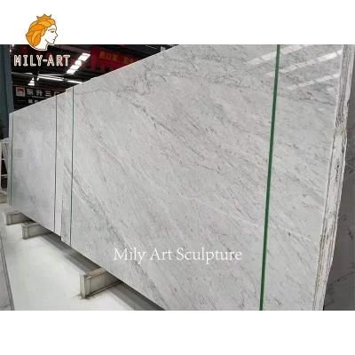 Villa Carrara Slab White Marble Bathroom Stone Wall Floor Tiles