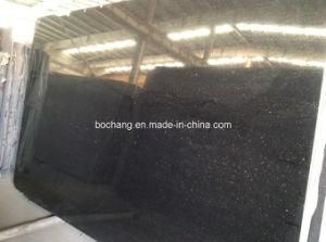Black Galaxy Indian Granite for Slab Countertop