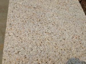 Rustic Yellow G682 Granite Tiles with Bushhamered for Flooring