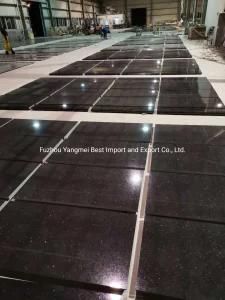 Wholesale Absolute Black Granite for Step Stair and Floor Wall Tile