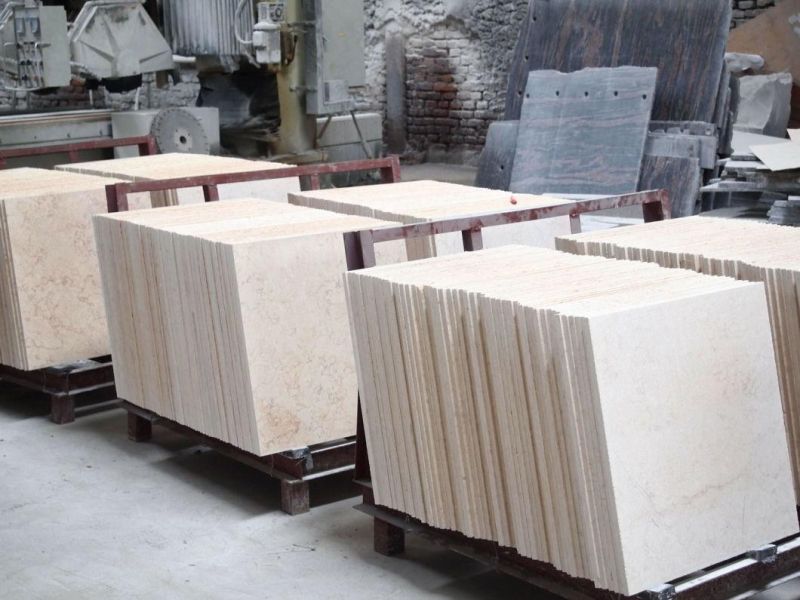 Sunny Beige Marble Light Cream Marble Polished Flooring Tile Wall Tiles