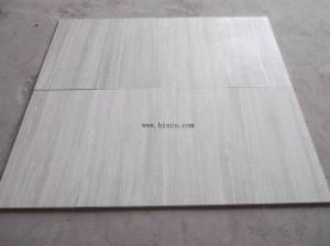 White Wood Marble Stone Tile for Floor, Wall Cladding