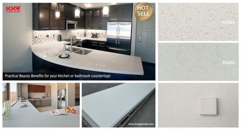 20mm I Shape Artificial Stone Benchtop Solid Surface Countertop Concrete Vanity Top