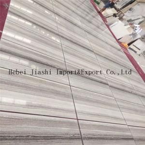 Polish Crystal Wood/Wooden Marble, White Falda Naturale Marble Slab