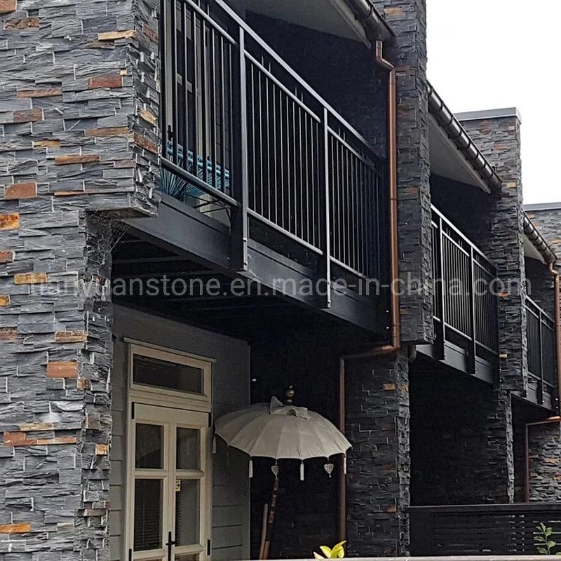 Grey Color Split Surface Slate Natural Stone Veneer, Slate Culture Stone